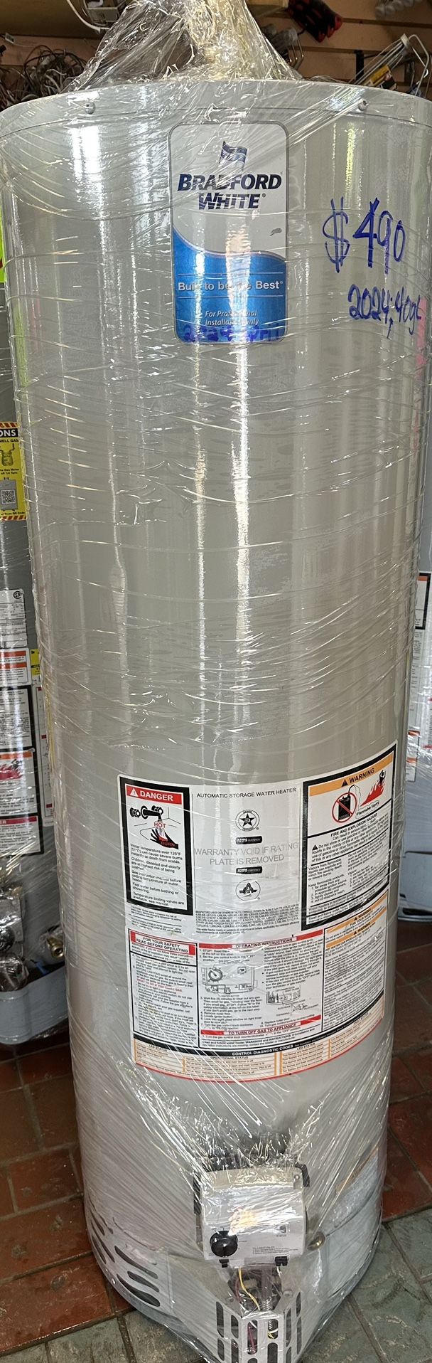 Bradford White Water Heater 40 Gallon