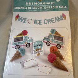 Ice Cream Party, Decorations, Summer New