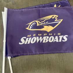 Memphis Showboats Car Flags