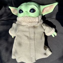 Star Wars Mandalorian The Child 11" Plush Baby Yoda Grogu Doll Mattel 