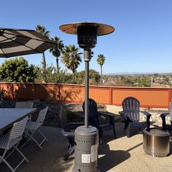 Propane Patio Heater –  46,000 BTU (2 Available + Extra Tanks)