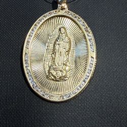 Virgin Mary Pendent 10kt