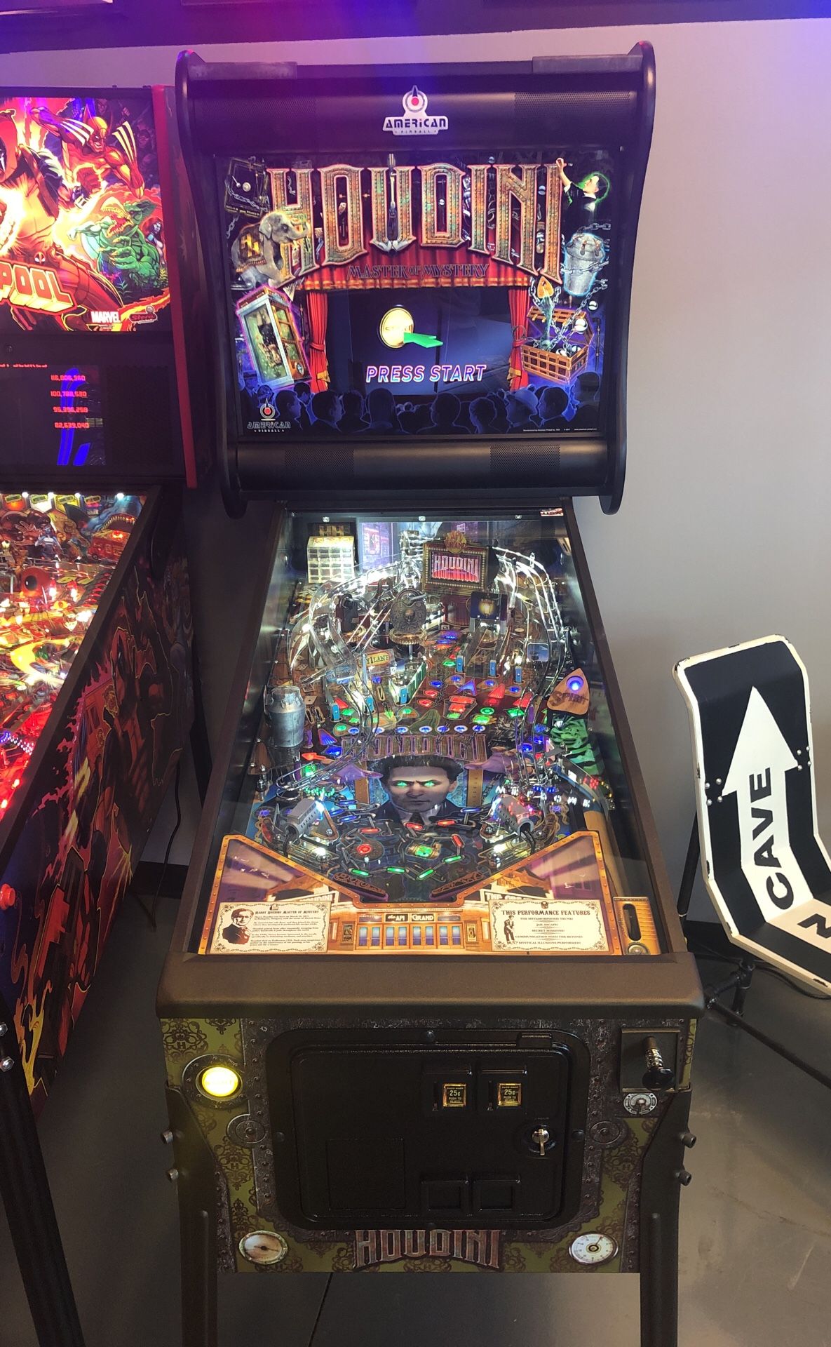Houdini Pinball Machine