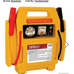 New 12v Portable Car Jump Starter Air Compressor Battery Start Booster

