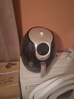 Black and Silver Air Fryer
