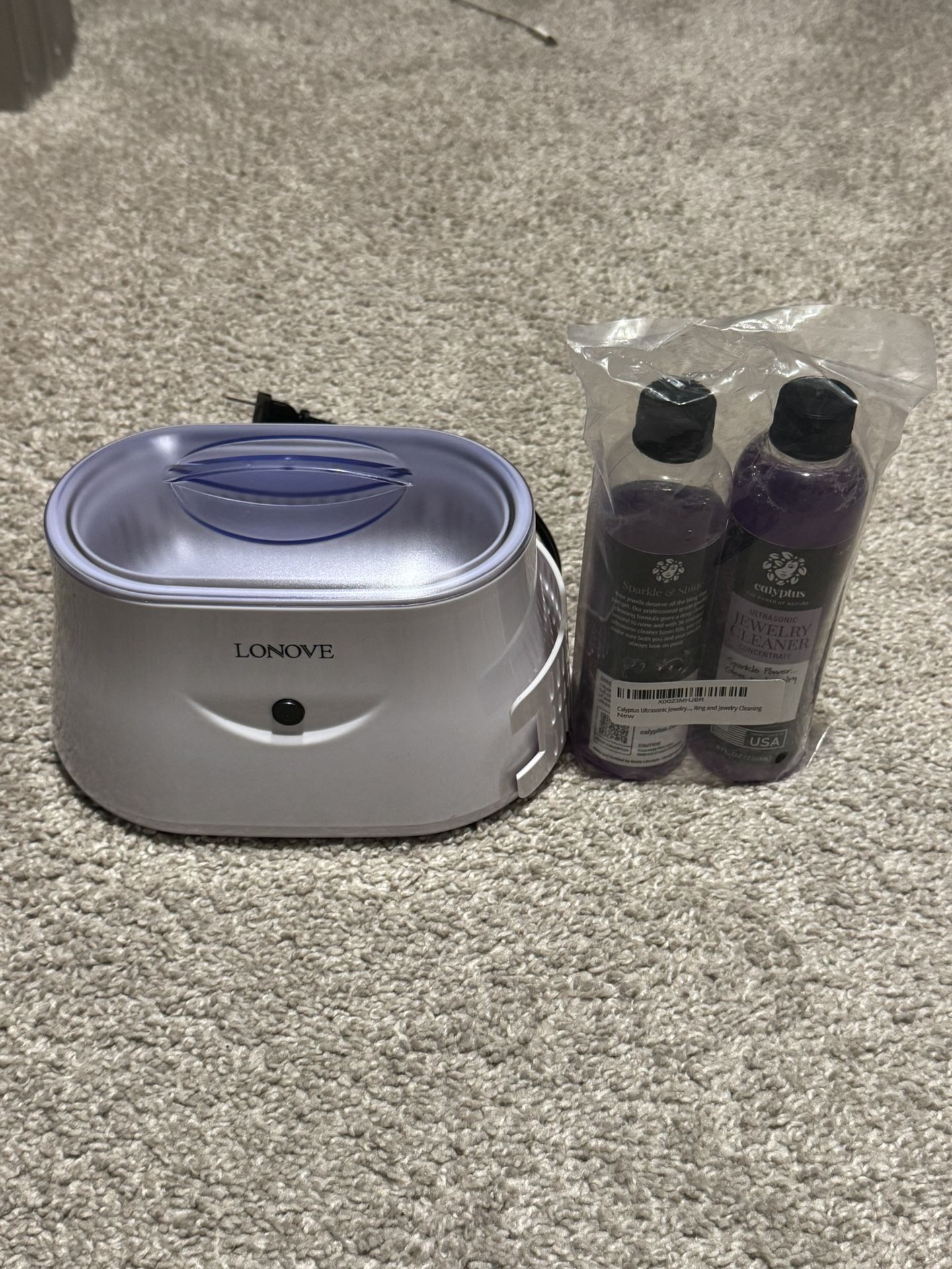 Lonove Ultrasonic Jewelry Cleaner Like New