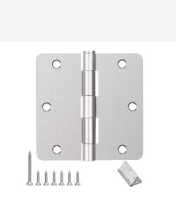 AmzGod 3.5 Inch Door Hinges, 30 Pack Brushed Nickel