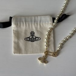 Vivienne Westwood Pearl Choker Necklace
