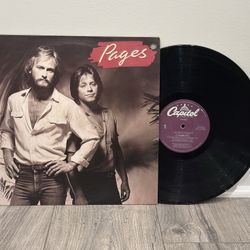 Pages - Pages Self Titled S/T ST LP Vinyl Record Capitol Records ST-12123