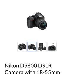 Nikon D5600 DSLR Camera with Dual Lens