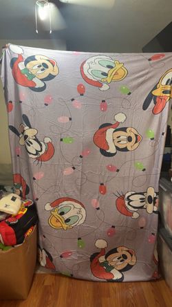 Disney Christmas Characters Throw Blanket