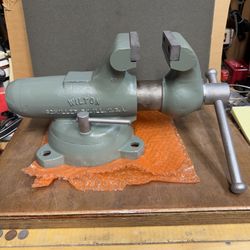 Restored 1979 Wilton Bullet Vise 101028 101027 w/ Swivel Base 4" Jaws, 6” Opening
