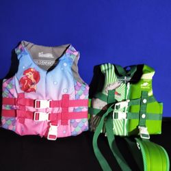2 Kids Life Jackets (Gogo Kids & Little Mermaid)