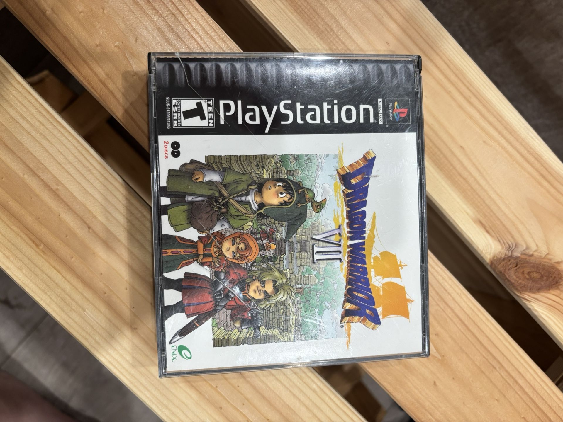 Dragon Warrior VII game - Original PlayStation Console