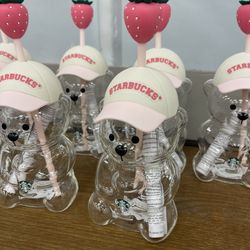 Starbucks Strawberry Cups 