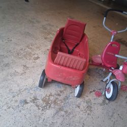 Radio Flyer Tricycle And Wagon