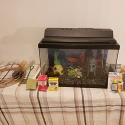 10 Gallon Aquarium Plus Extras