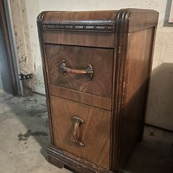 Antique 2-Drawer Mini Chest 