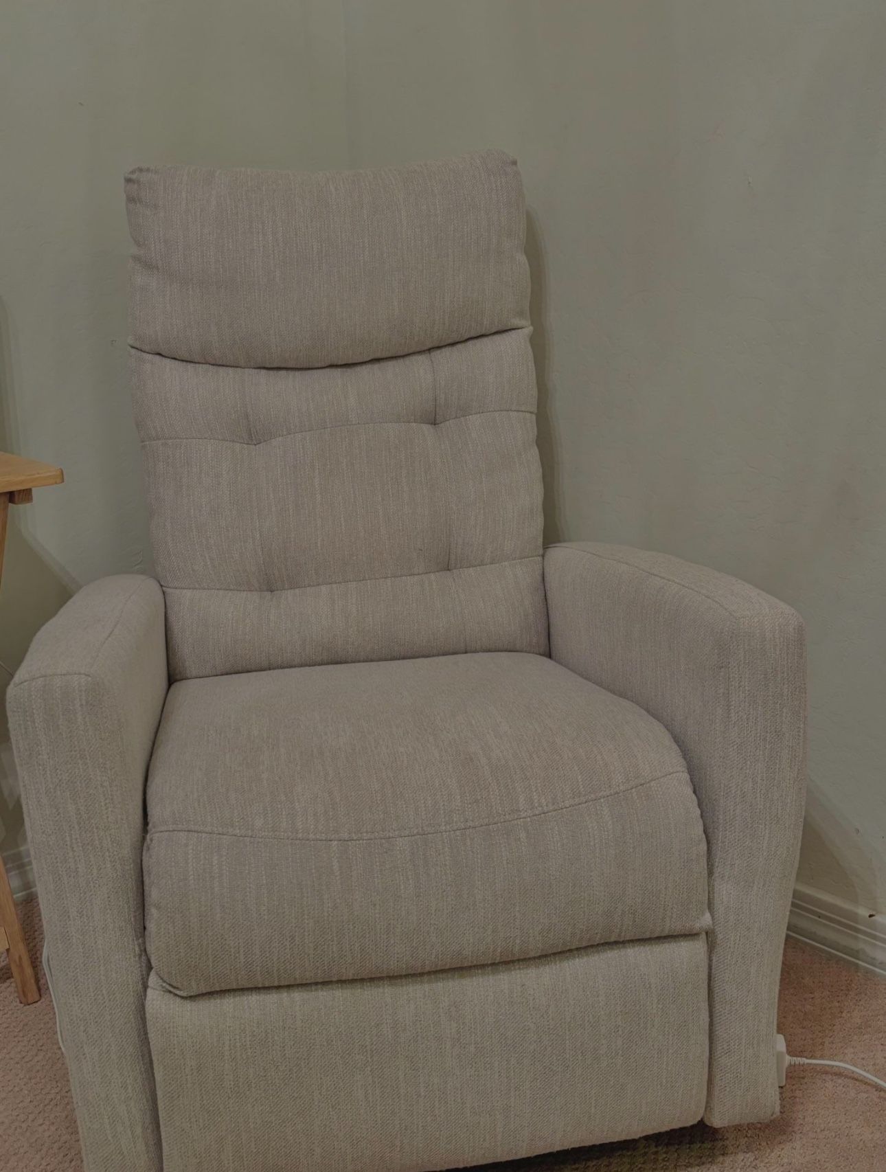 Beige Rocking Chair