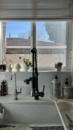 Black Over Head Sink Used