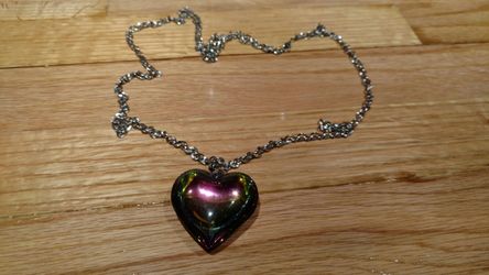 Huge heart necklace