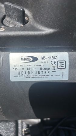Headhunter Mach 5 freshwater pump