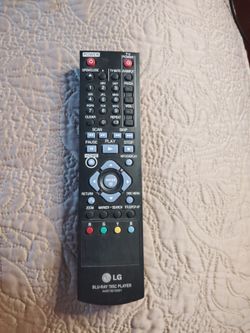 LG BLU-RAY DISC PLAYER  Remote CONTROL .Available $20 cash