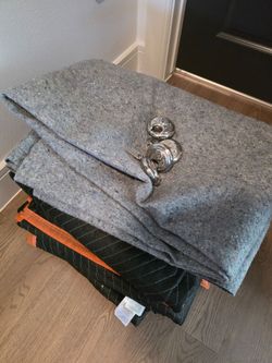 Moving Blankets and U-Haul Padlocks