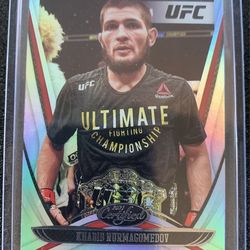 Khabib Nurmagomedov 2021 Silver Panini Chronicles Certified UFC