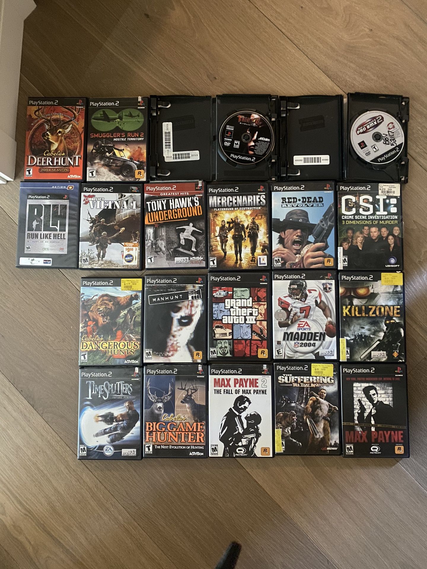 Ps2, Xbox, And Wii Game Lot
