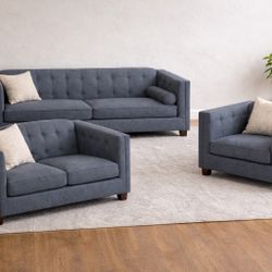3 Piece Comfortable Couch Set
