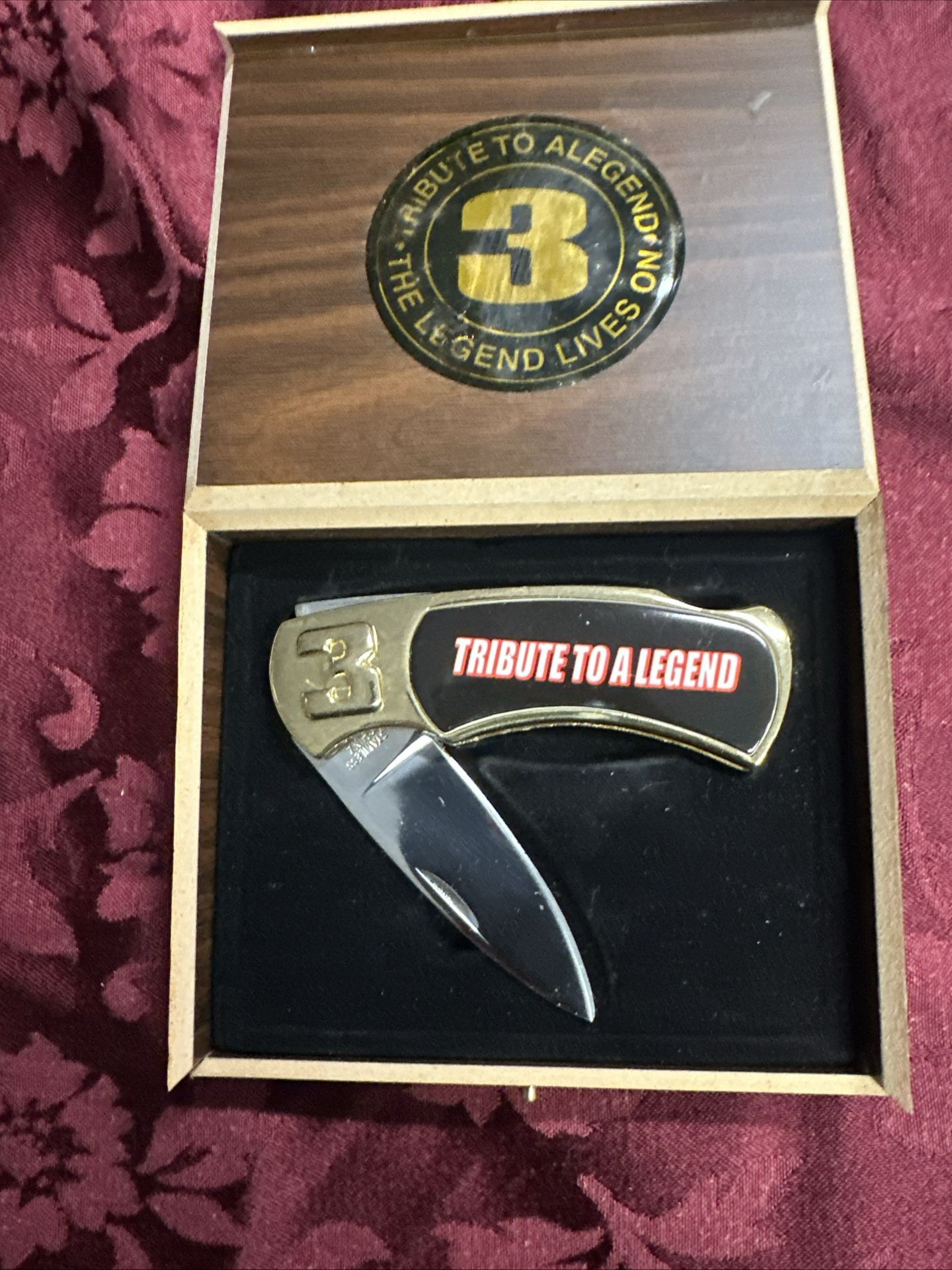 Dale Earnhardt folding pocketknife