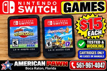 Nintendo Switch Games - $15 EACH - Tested & Working