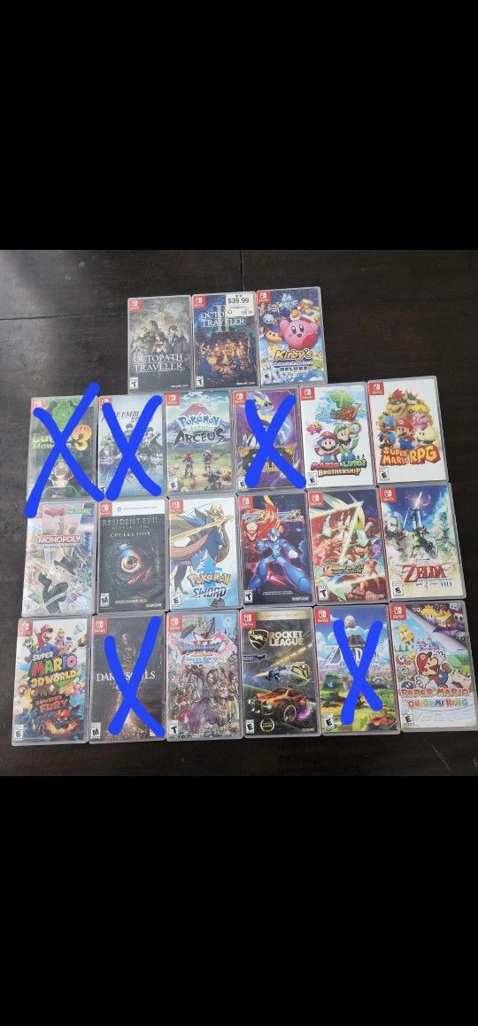 Nintendo Switch And PS5 Games