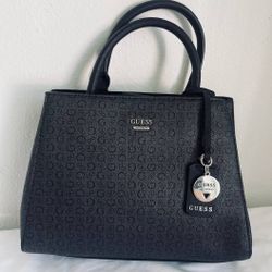 Guess Los Angeles Black Gray Signature G Shoulder Bag Crossbody