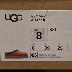 UGG Tazz II Size 8 (NWT)