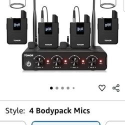 Wireless Microphones  NEW 
