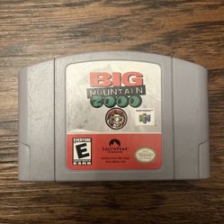BIG MOUNTAIN 2000 Nintendo 64 Authentic N64 Tested