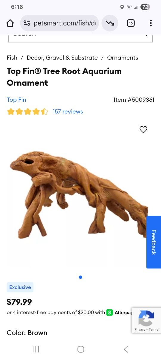 Fish Tank Decoration, Used