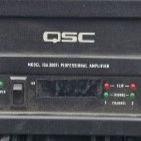 QSC ISA300Ti Power Amplifier 2 Channel Rack Mount Stereo 300 Watts per CH 70 Volt ISA Series