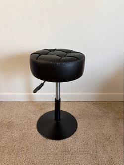 LUE BONA Adjustable Vanity Stool, 360°Swivel Vanity Chair
