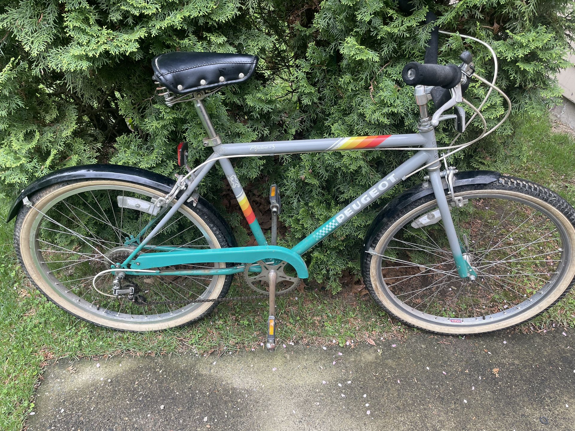 1980’s Peugeot Pipeline 5 Mountain Bike MTB Old School Bmx Klunker