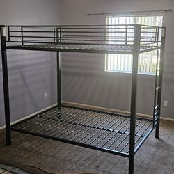 Bunk Bed Black Metal Frame