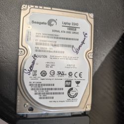 1 TB SSD Laptop Hard Drive From Seagate 