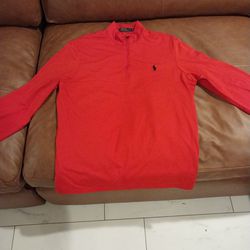 Red Long Sleeve Ralph Lauren Shirt