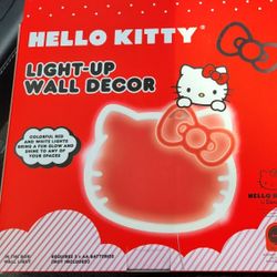 Nwt Hello Kitty WALL DECOR LIGHT