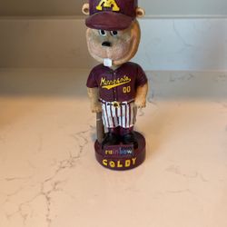Goldy Gopher Bobble head Baseball Minnesota