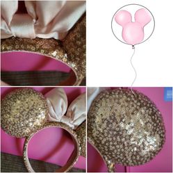 Pink SPARKLE MOUSE EARS