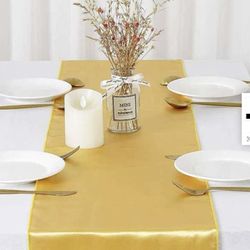 Gold Table Runners