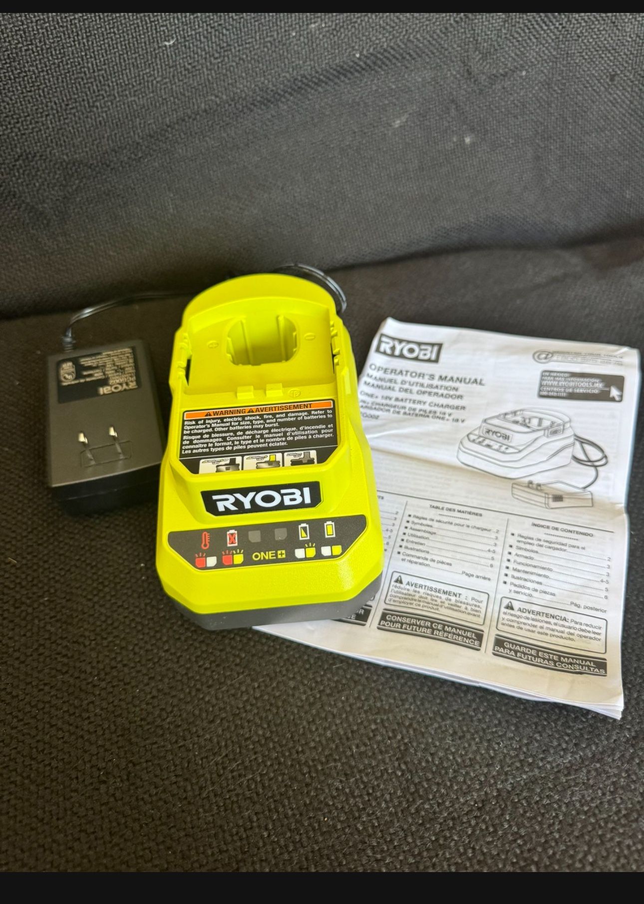 🔥 New Ryobi Charger 18V